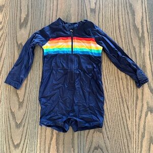 Primary size 2 one piece swim romper